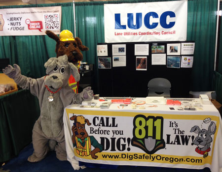 Dailer and Digby at the Lane County Home Show March 2014
